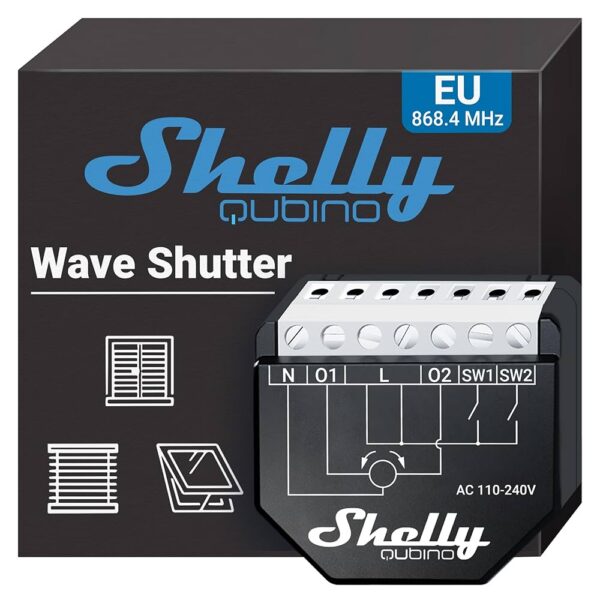 Shelly / Qubino 220V Kardinamootori juhtmoodul Z-Wave - Image 2