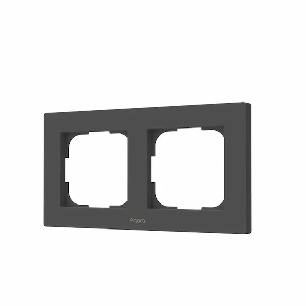 Aqara Switch Frame H2 EU hall 2-kohaline lülitiraam FE-X01D-G eestvaade