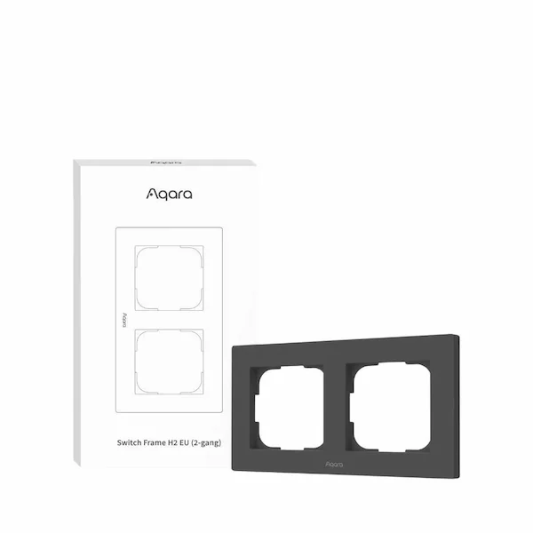 Aqara Switch Frame H2 EU hall 2-kohaline lülitiraam FE-X01D-G pakend