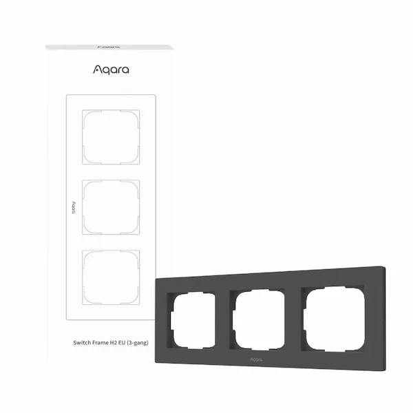 Aqara Switch Frame H2 EU hall 3-kohaline lülitiraam FE-X02D-G pakend