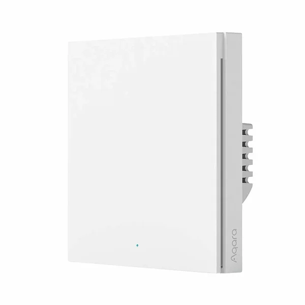 Aqara Smart Wall Switch H1 EU valge neutraalita seinalüliti WS-EUK01 eestvaade