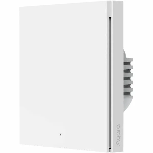 Aqara Smart Wall Switch H1 EU valge neutraaliga seinalüliti WS-EUK03 eestvaade