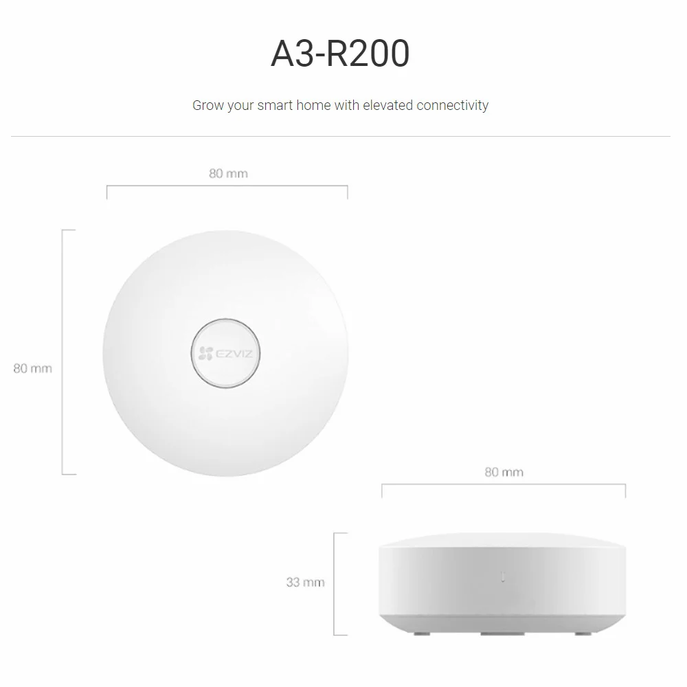 EZVIZ A3-R200 nutikodu HUB Apple HomeKiti toega