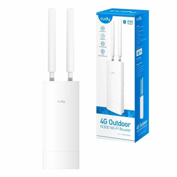 Cudy LT-seeria Outdoor 4G LTE Cat.6 AC1200 Gigabit väliruuter