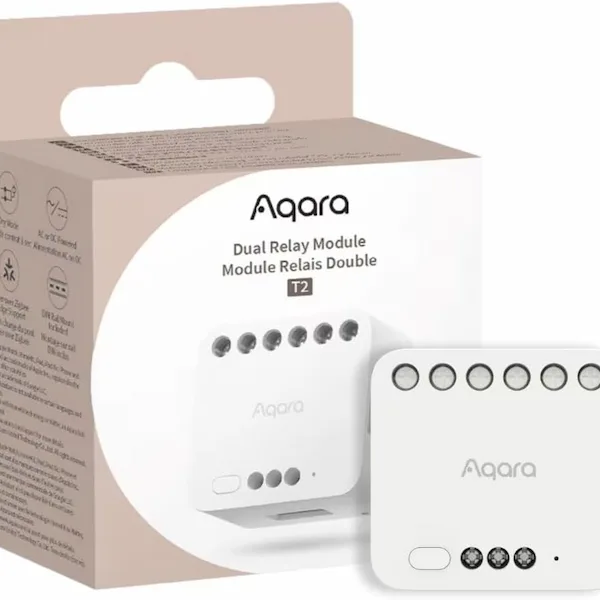 Aqara Dual Relay Module T2 kahe kanaliga nutirelee DCM-K01 pakend