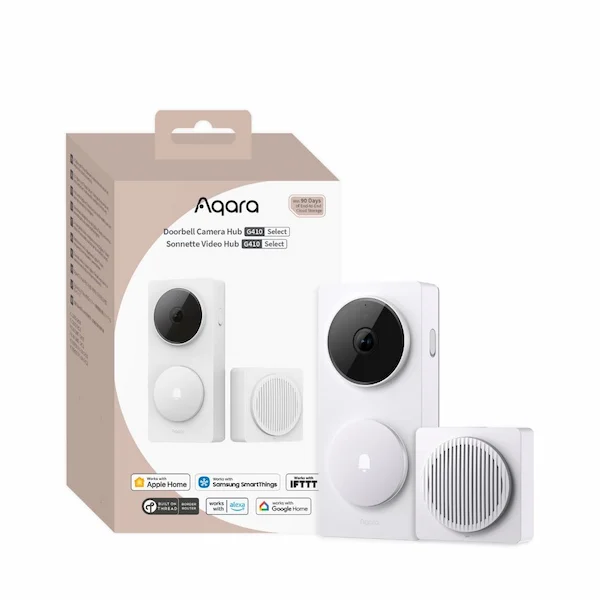 Aqara Doorbell Camera Hub G410 Select valge videouksekell CH-C09D-W pakend