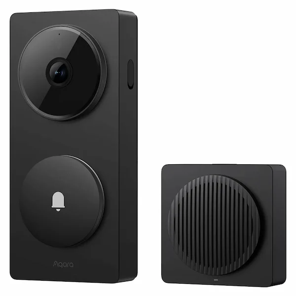 Aqara Doorbell Camera Hub G410 Select must videouksekell CH-C09D-B eestvaade