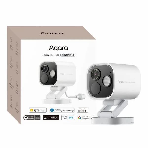 Aqara Camera Hub G5 Pro PoE valge valvekaamera CH-C03D-W pakend
