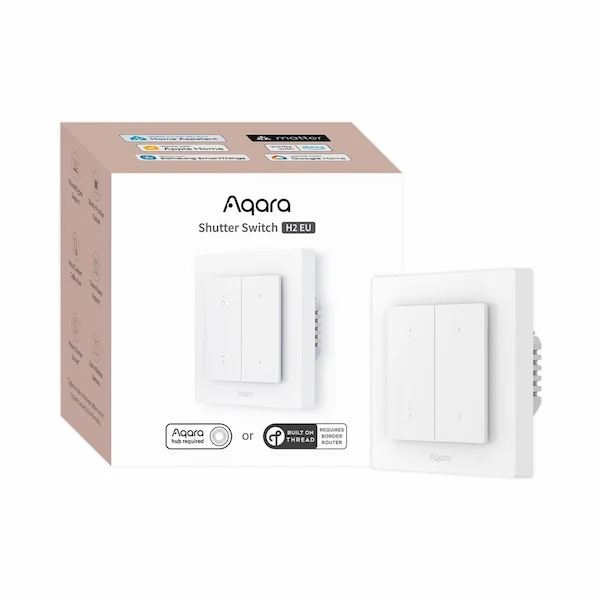 Aqara Shutter Switch H2 EU ruloolüliti DS-K02D pakend