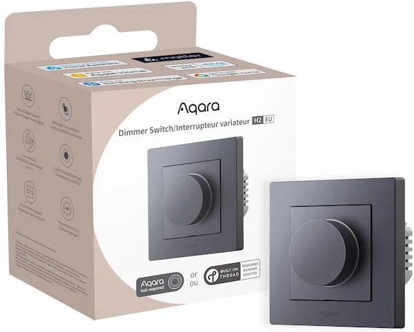 Aqara Dimmer Switch H2 hall nutikas dimmerlüliti KD-R01D-G pakend