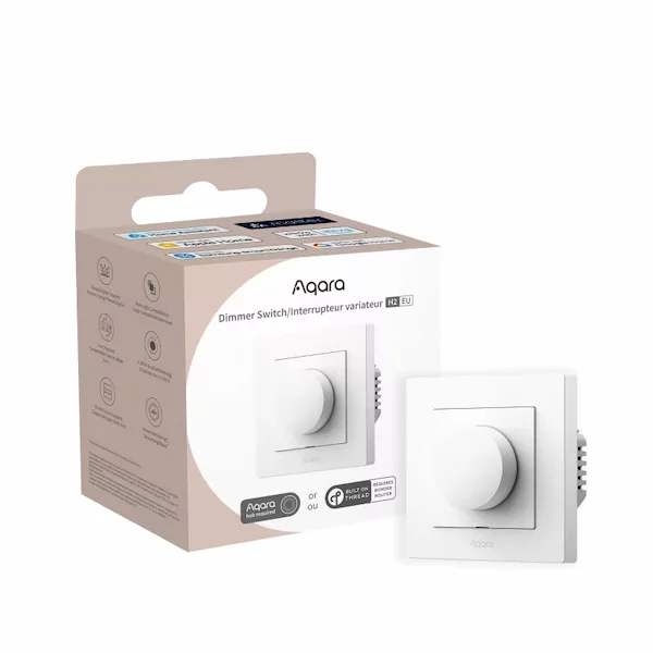 Aqara Dimmer Switch H2 valge nutikas dimmerlüliti KD-R01D-W pakend