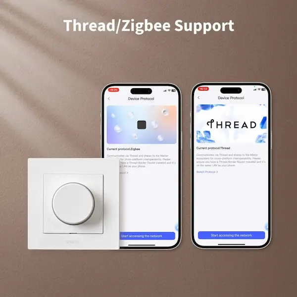 Aqara Dimmer Switch H2 valge nutikas dimmerlüliti KD-R01D-W äpp