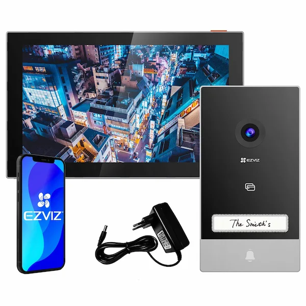EZVIZ HP7 3MP videofono komplekt 7-tollise monitoriga