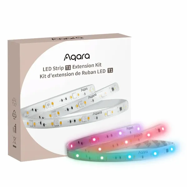 Aqara LED Strip T1 pikendus 1 m RLSE-K01D pakend värviline RGB