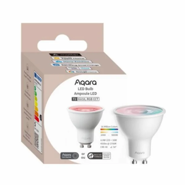 Aqara LED Bulb T2 GU10 RGB CCT nutipirn LB-L03D pakend