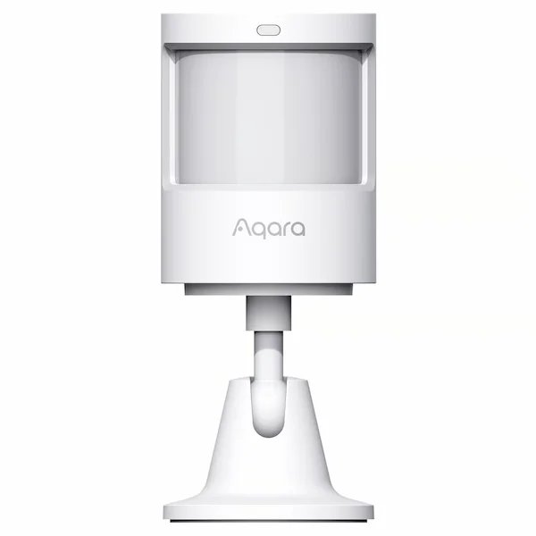 Aqara Motion Sensor P1 liikumis- ja valgusandur MS-S02 eestvaade jalaga