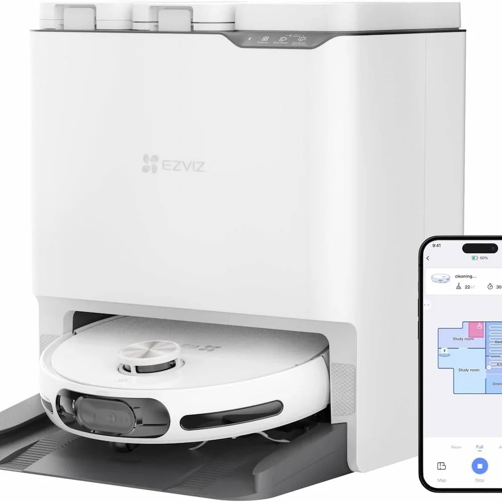 EZVIZ RS20 MAX robottolmuimeja märgpuhastuse ja automaatjaamaga