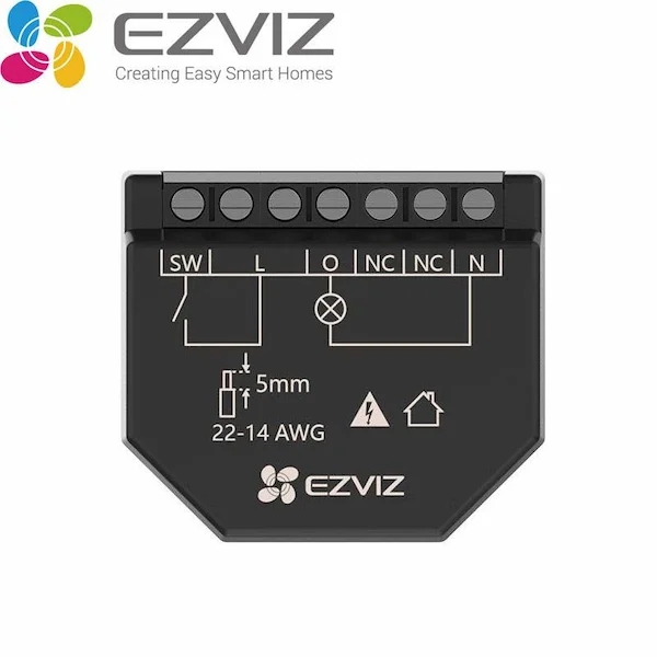EZVIZ T35-WM 1-kanaliga WiFi relee energiatarbimise mõõtmisega