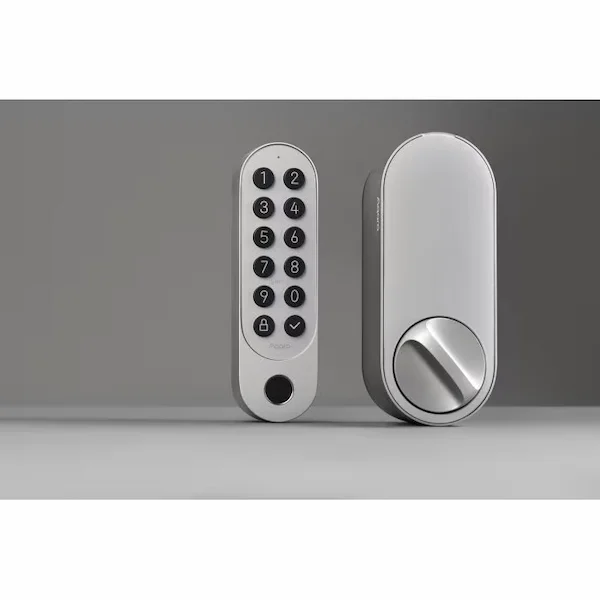 Aqara Smart Lock U200 hõbedane nutikas ukselukk EL-D02D-S eestvaade