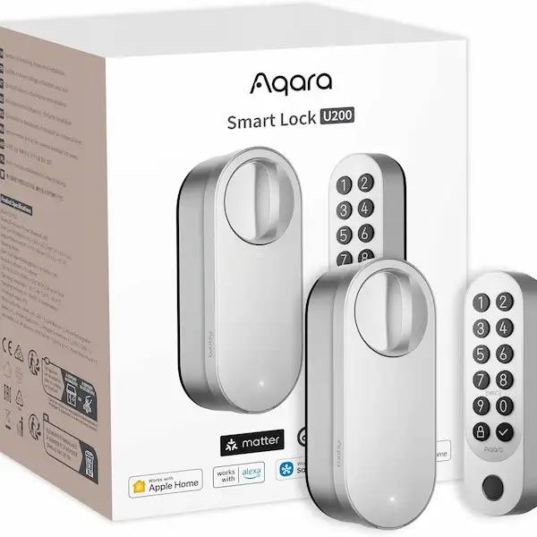 Aqara Smart Lock U200 hõbedane nutikas ukselukk EL-D02D-S pakend