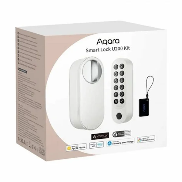 Aqara Smart Lock U200 valge nutikas ukselukk EL-D02D-W pakend