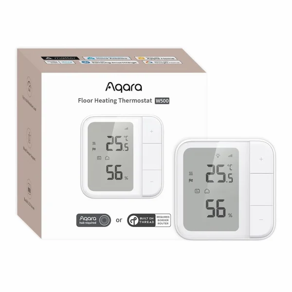 Aqara Floor Heating Thermostat W500 põrandakütte termostaat UT-A01D pakend