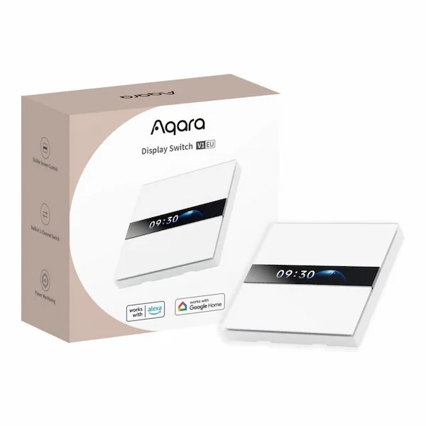 Aqara Display Switch V1 EU ekraaniga nutikas seinalüliti WS-K02D pakend